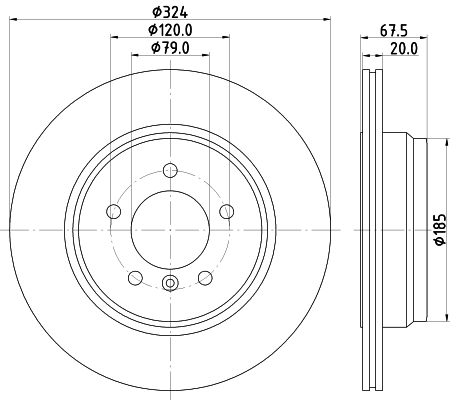 MINTEX féktárcsa - MDC1796 - TothCarparts