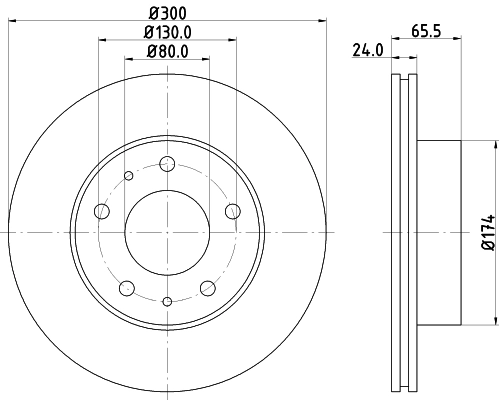 MINTEX féktárcsa - MDC1978 - TothCarparts