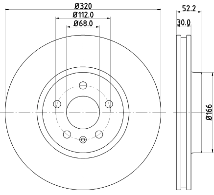 MINTEX féktárcsa - MDC2001C - TothCarparts