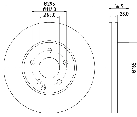 MINTEX féktárcsa - MDC2014C - TothCarparts