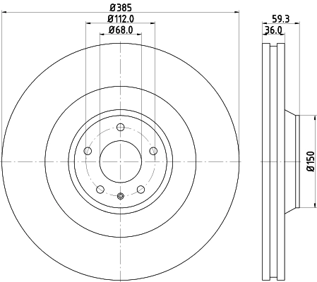 MINTEX féktárcsa - MDC2099 - TothCarparts