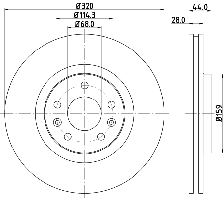MINTEX féktárcsa - MDC2194 - TothCarparts