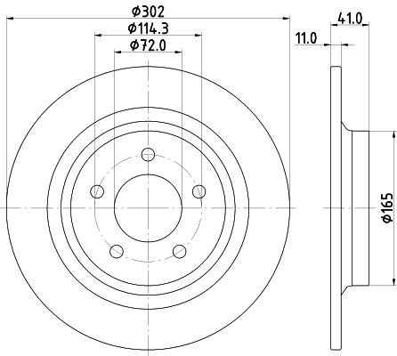 MINTEX féktárcsa - MDC2202 - TothCarparts