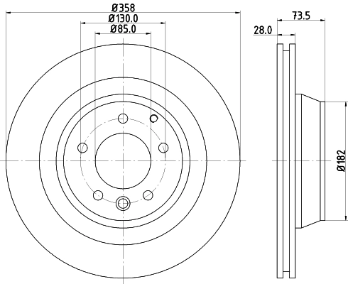 MINTEX féktárcsa - MDC2229 - TothCarparts