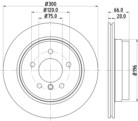 MINTEX féktárcsa - MDC2232 - TothCarparts