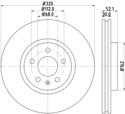 MINTEX féktárcsa - MDC2263 - TothCarparts