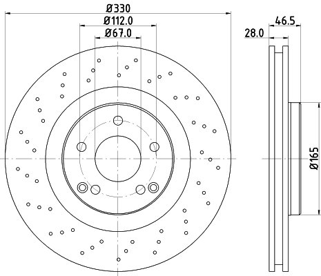 MINTEX féktárcsa - MDC2301 - TothCarparts
