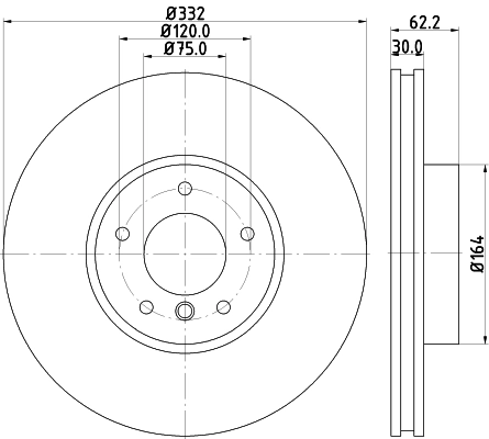 MINTEX féktárcsa - MDC2329 - TothCarparts