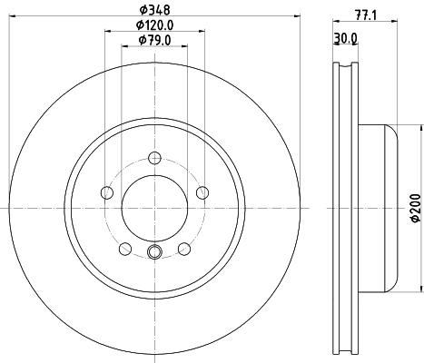 MINTEX féktárcsa - MDC2380 - TothCarparts