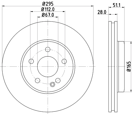 MINTEX féktárcsa - MDC2520 - TothCarparts