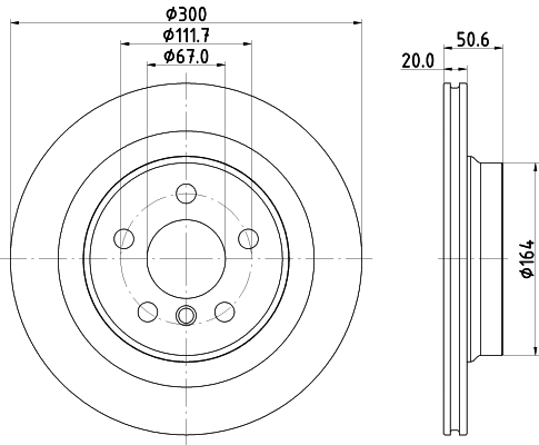 MINTEX féktárcsa - MDC2679 - TothCarparts