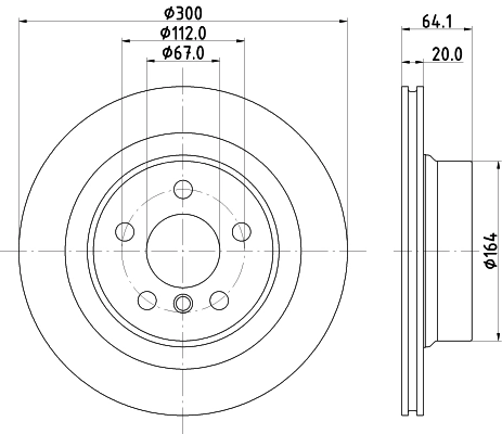 MINTEX féktárcsa - MDC3009C - TothCarparts