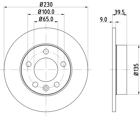 MINTEX féktárcsa - MDC980C - TothCarparts