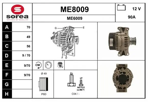 SNRA generátor - ME8009 - TothCarparts