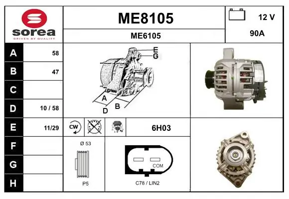 SNRA generátor - ME8105 - TothCarparts