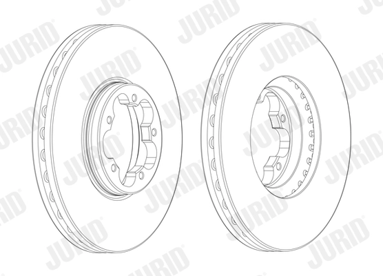 JURID féktárcsa - 563124JC-1 - TothCarparts