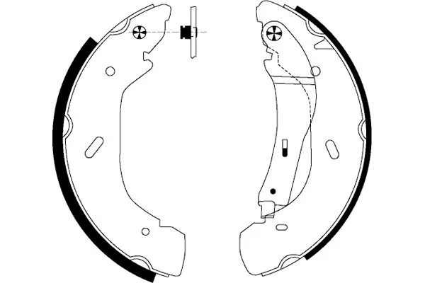 MINTEX fékpofakészlet - MFR478 - TothCarparts