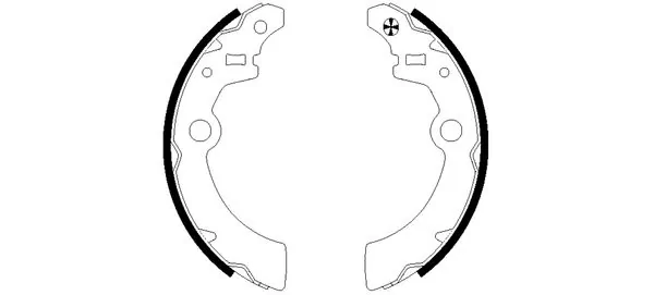 MINTEX fékpofakészlet - MFR542 - TothCarparts