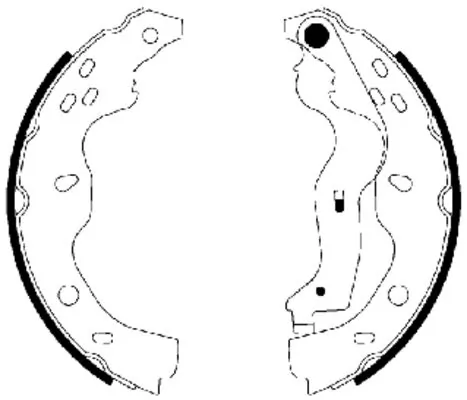 MINTEX fékpofakészlet - MFR582 - TothCarparts