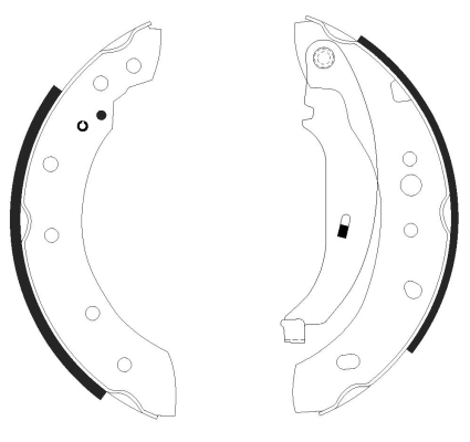 MINTEX fékpofakészlet - MFR589 - TothCarparts