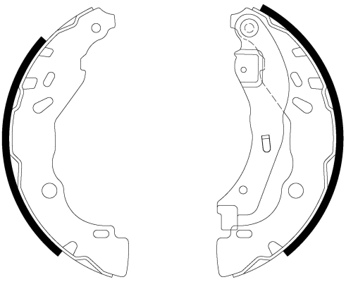 MINTEX fékpofakészlet - MFR751 - TothCarparts