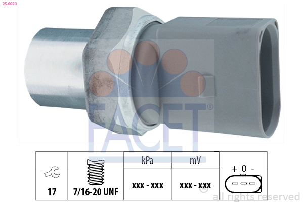 FACET nyomáskapcsoló, klímaberendezés - 25.0023 - TothCarparts