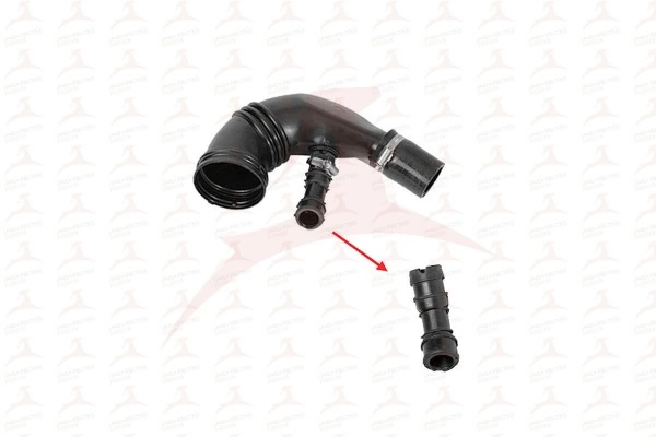 MEHA AUTOMOTIVE Töltőlevegő cső - MH53212 - TothCarparts