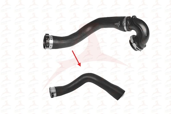 MEHA AUTOMOTIVE Töltőlevegő cső - MH54739 - TothCarparts
