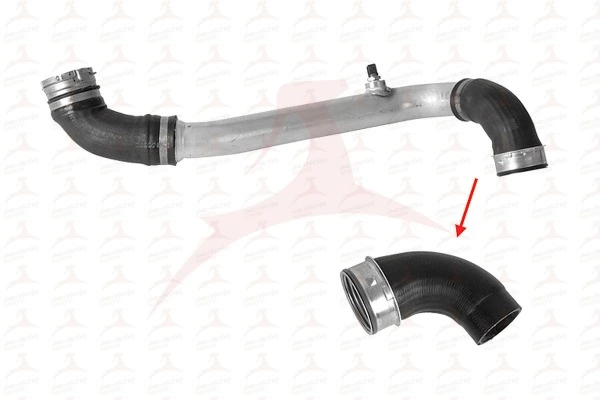 MEHA AUTOMOTIVE Töltőlevegő cső - MH56528 - TothCarparts