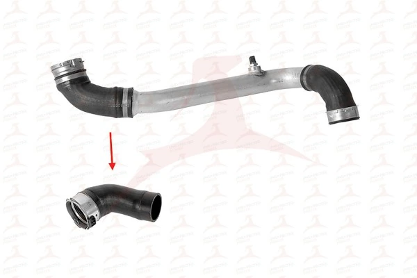 MEHA AUTOMOTIVE Töltőlevegő cső - MH56529 - TothCarparts