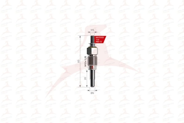 MEHA AUTOMOTIVE izzítógyertya - MH70103 - TothCarparts