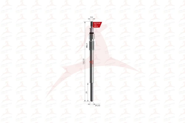 MEHA AUTOMOTIVE izzítógyertya - MH70125 - TothCarparts