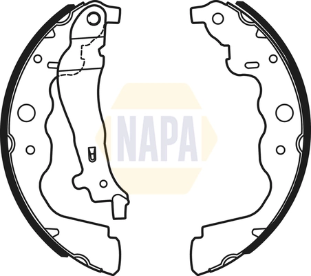 NAPA fékpofakészlet - NBS1067 - TothCarparts