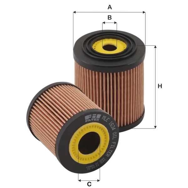 FIL FILTER olajszűrő - MLE 1634 - TothCarparts