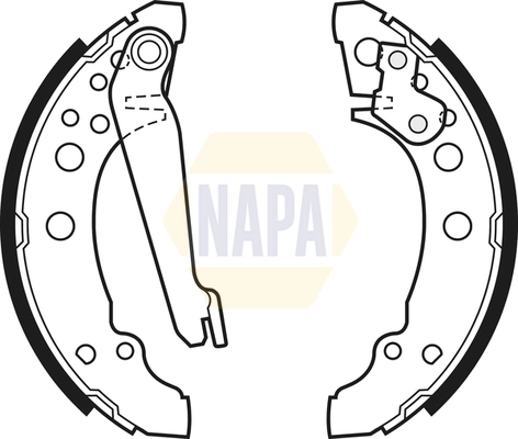 NAPA fékpofakészlet - NBS1005 - TothCarparts