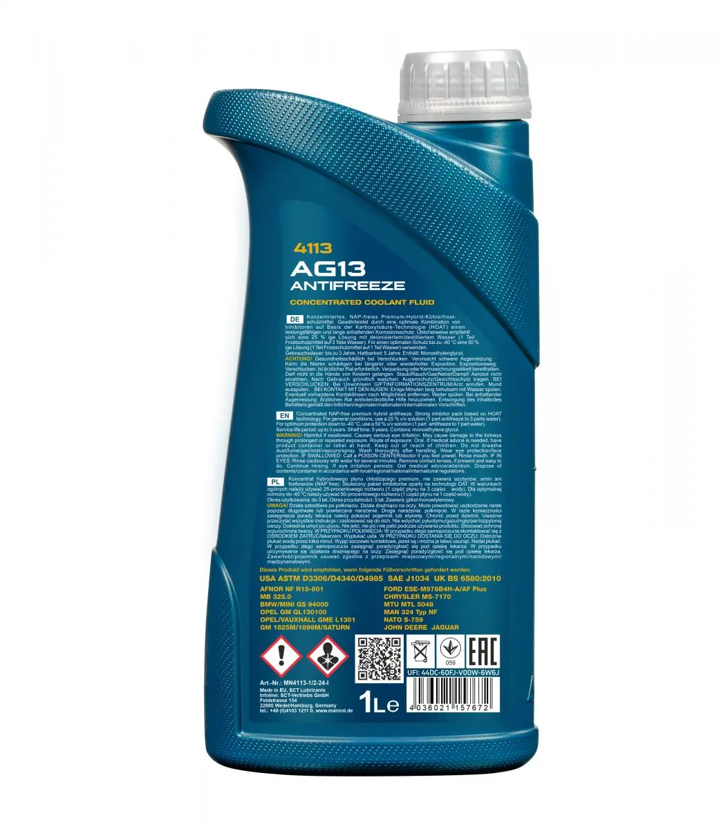 SCT - MANNOL Fagyálló - MN4113-1 - TothCarparts