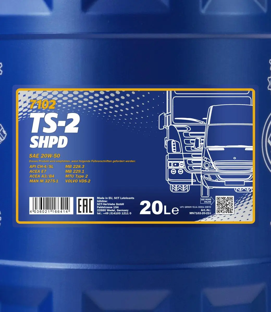 SCT - MANNOL motorolaj - MN7102-20 - TothCarparts