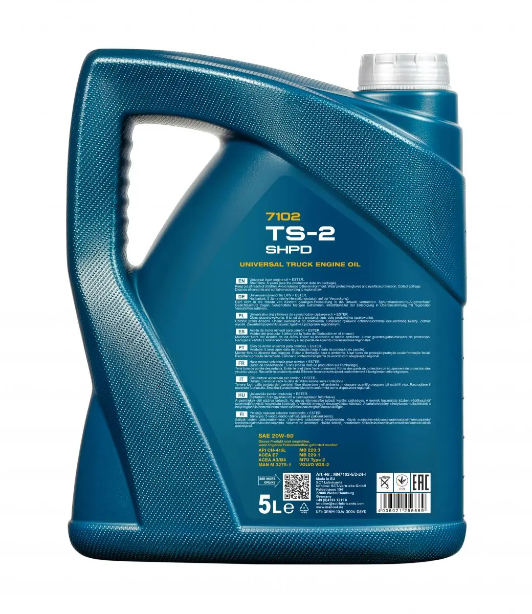 SCT - MANNOL motorolaj - MN7102-5 - TothCarparts