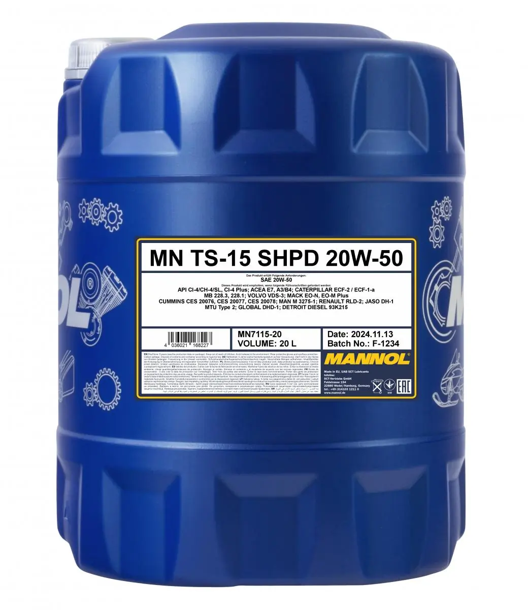 SCT - MANNOL motorolaj - MN7115-20 - TothCarparts