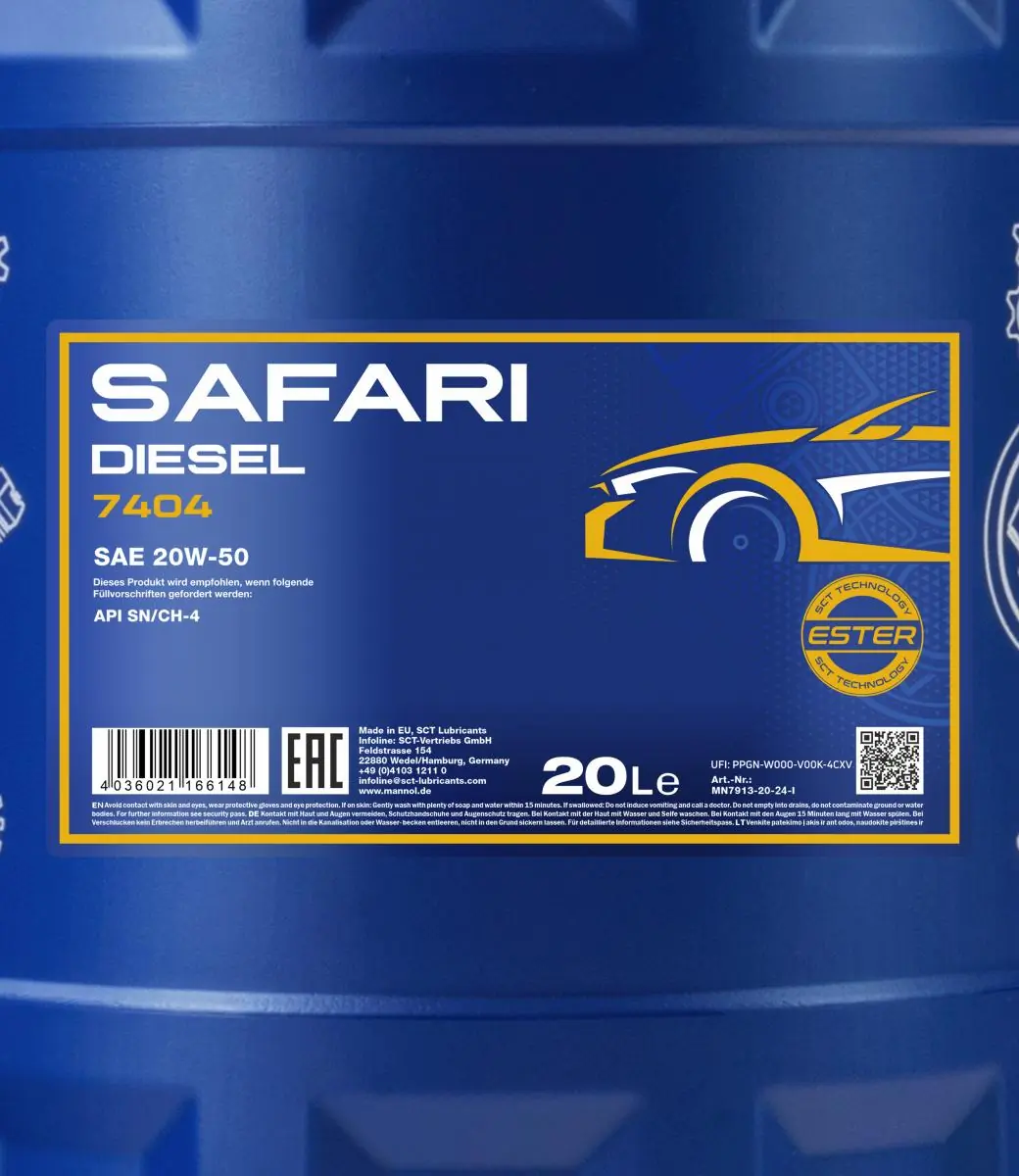 SCT - MANNOL motorolaj - MN7404-20 - TothCarparts