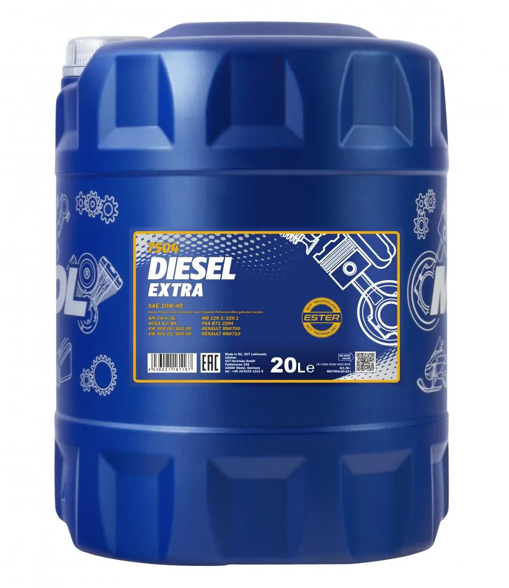 SCT - MANNOL motorolaj - MN7504-20 - TothCarparts