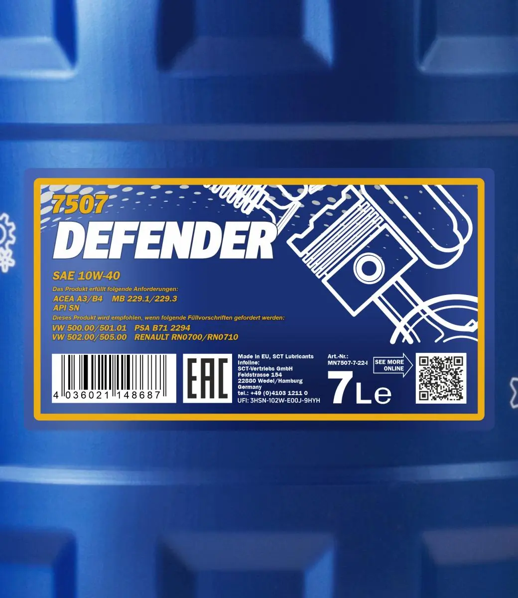 SCT - MANNOL motorolaj - MN7507-7 - TothCarparts