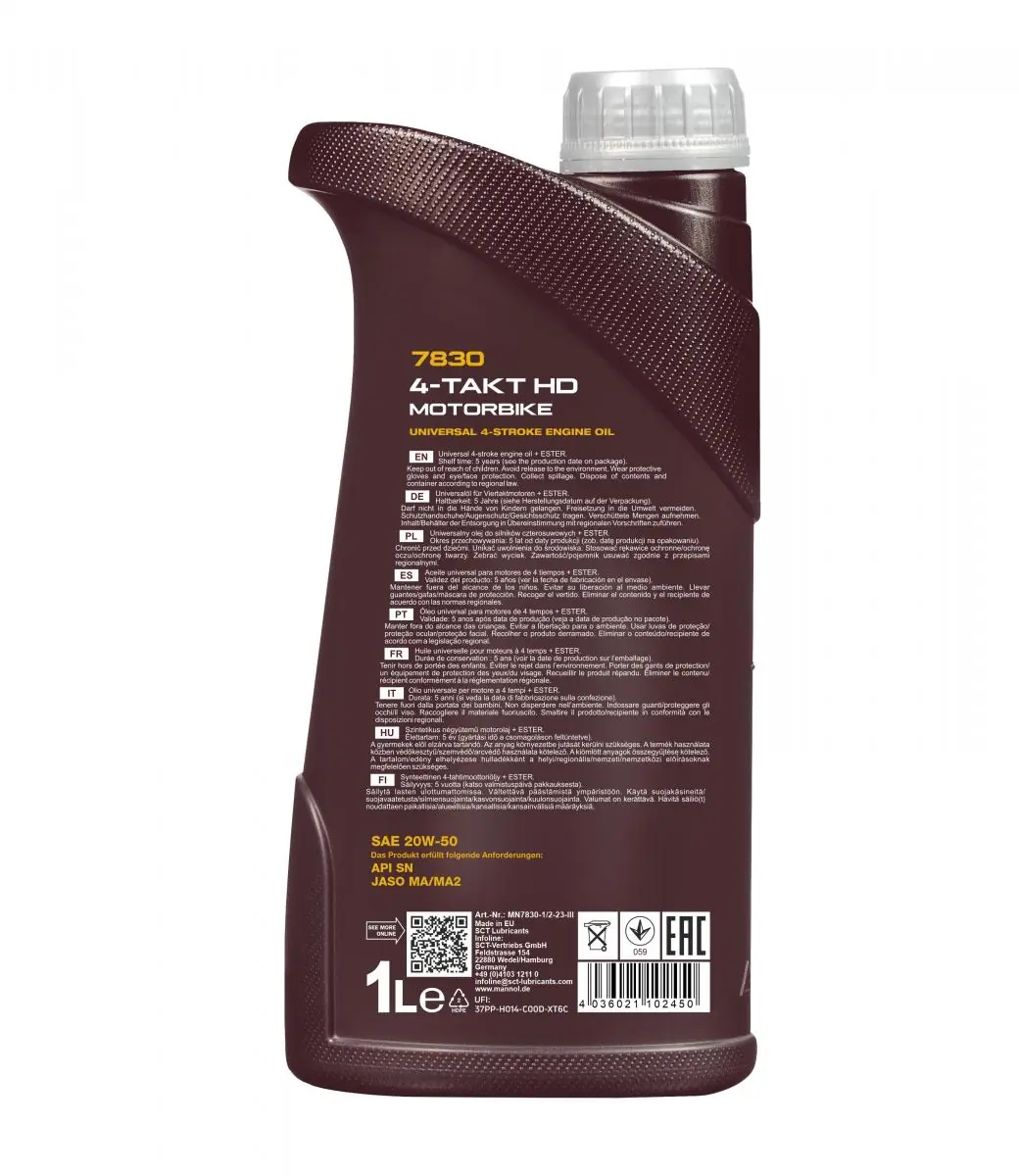SCT - MANNOL motorolaj - MN7830-1 - TothCarparts