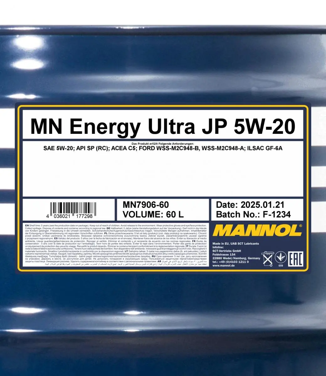 SCT - MANNOL motorolaj - MN7906-60 - TothCarparts