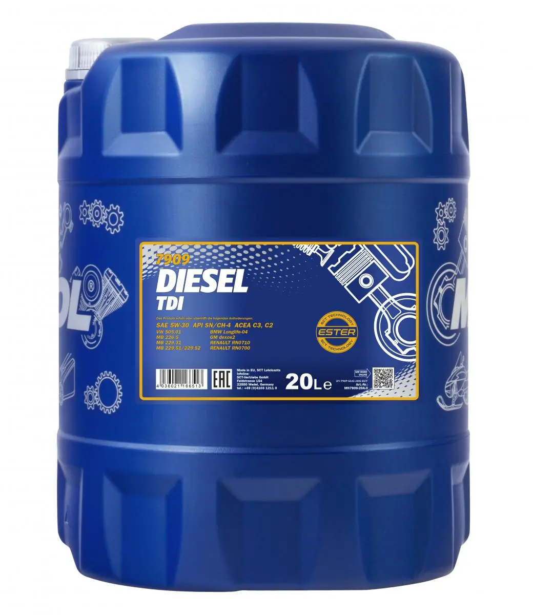 SCT - MANNOL motorolaj - MN7909-20 - TothCarparts