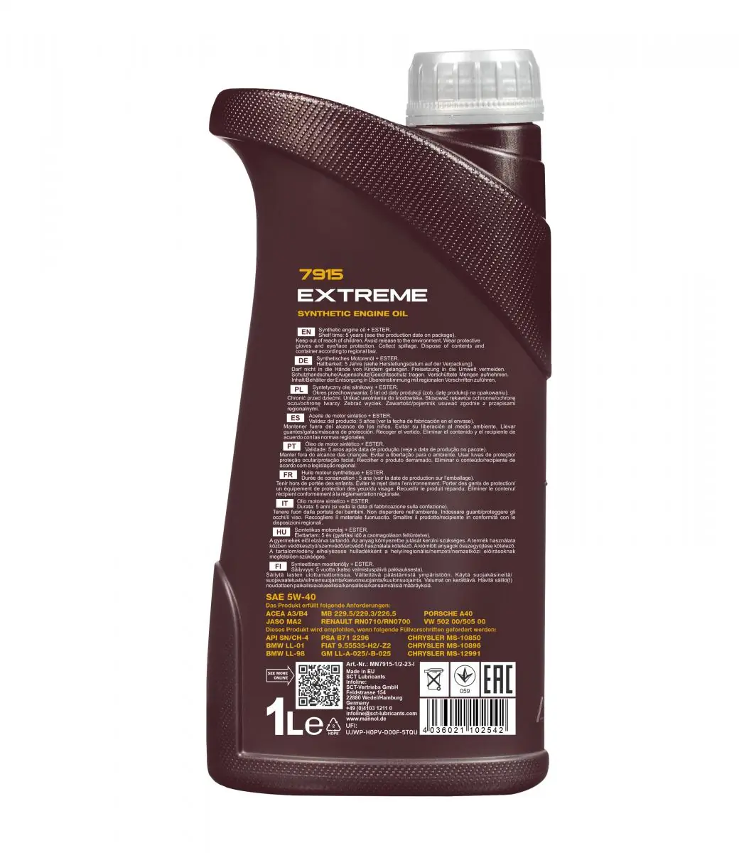 SCT - MANNOL motorolaj - MN7915-1 - TothCarparts