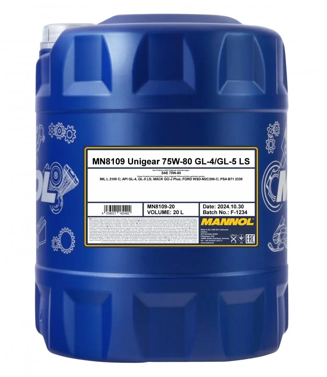 SCT - MANNOL Váltóolaj - MN8109-20 - TothCarparts