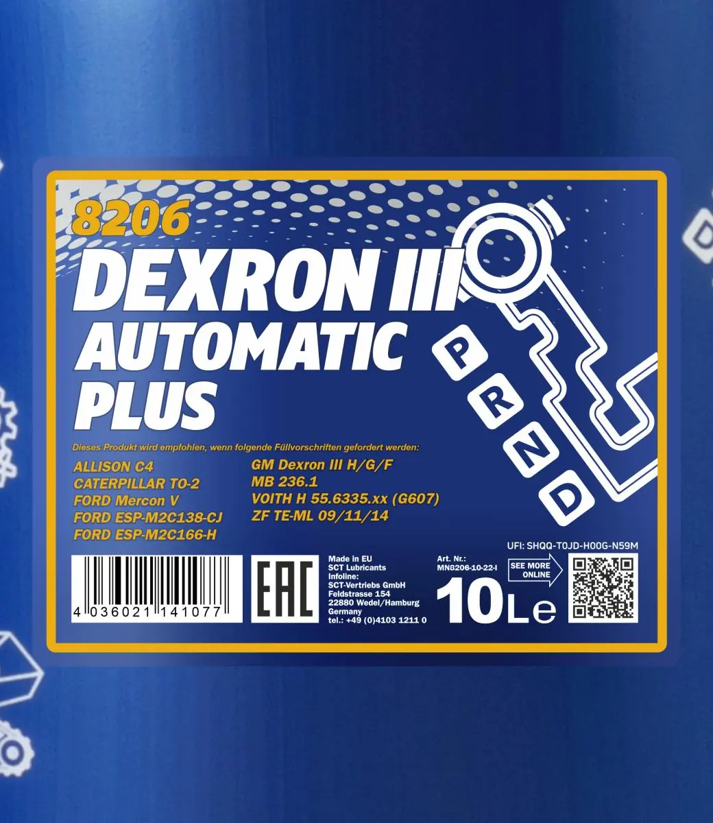 SCT - MANNOL Olaj, automata sebességváltó - MN8206-10 - TothCarparts
