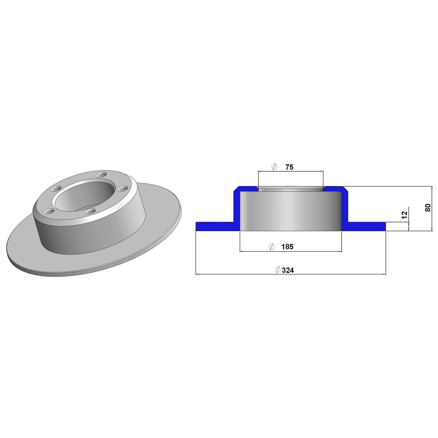 JAPOCAT féktárcsa - MRD-2B51 - TothCarparts