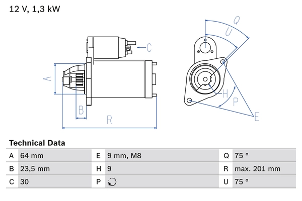 Carwood Group önindító - BREF0320986024200 - TothCarparts